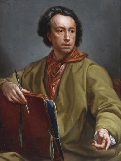 Anton Raphael Mengs Self portrait oil painting image